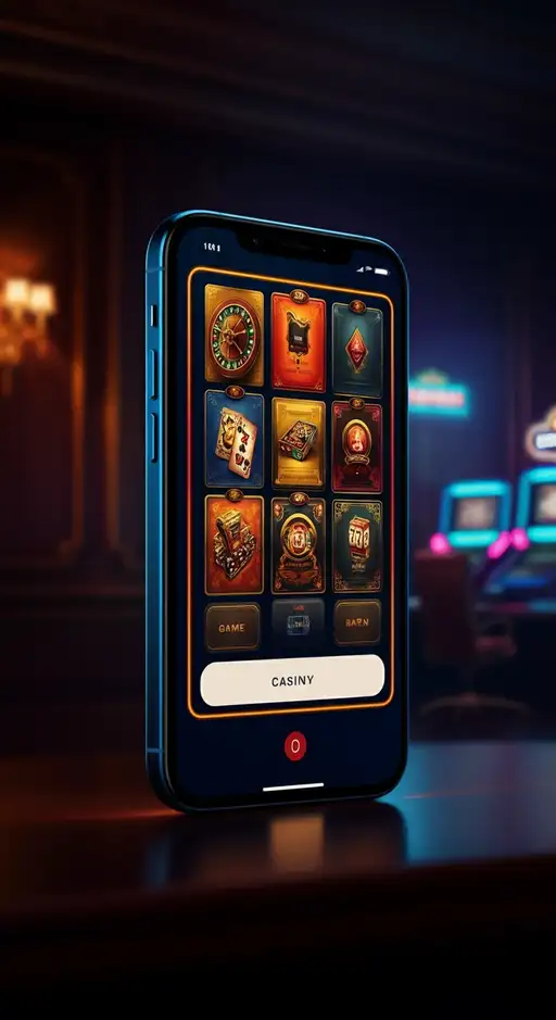 Interface de la ludothèque de Vegasino Casino affichant une grande variété de machines à sous, de jeux en direct et de jackpots avec des icônes colorées et des informations sur le RTP.